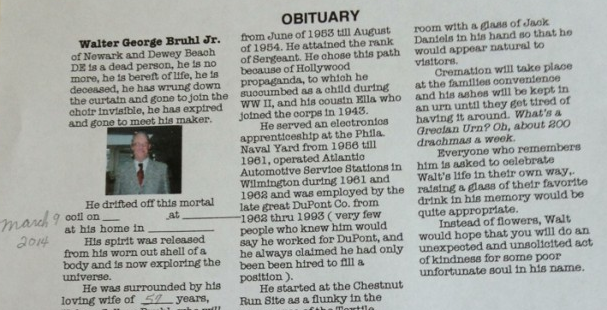 sample obituaries for father