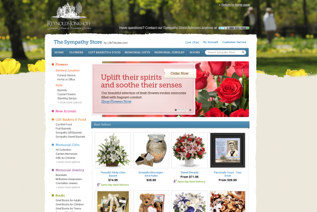 funeral-home-website-sympathy-store