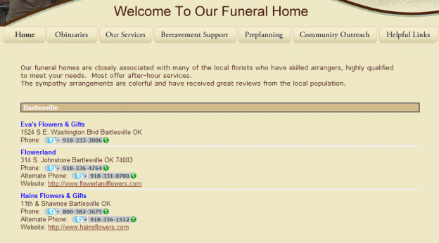 Funeral eCommerce