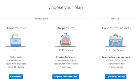 dropbox-pricing